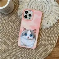 قاب Nimmy Big Eyes Series صورتی مناسب برای Apple iPhone 13