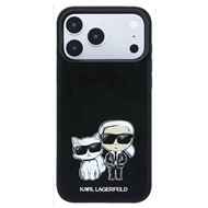 قاب کارل لاگرفلد Karl Lagerfel Smooth MagSafe PU Karl & Choupette Bodies Sketch مناسب برای Apple iPhone 18 Pro Max