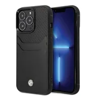 قاب BMW مدل GENUINE LEATHER WITH CARDSOLT مناسب برای گوشی موبایل اپل Apple iPhone 14 Pro Max