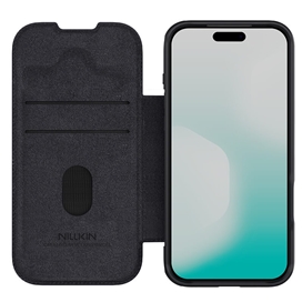 قاب برند نیلکین مدل Qin Pro Leather Case مناسب برای Apple iPhone 17 Pro Max