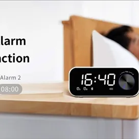 اسپیکر بلوتوث همراه با ساعت آلارم دار RECCI RSK-W11