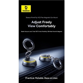 هولدر مگنتی روداشبوردی بیسوس Baseus PrimeTrip VC2 Flex Magnetic Car Holder C0013800
