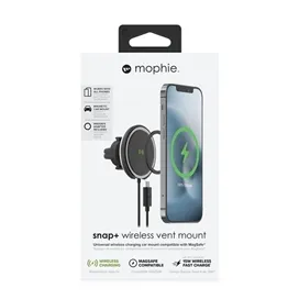 هولدر و شارژر وایرلس موفی Mophie Snap+ Wireless Vent Mount