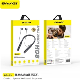 هندزفری بلوتوث گردنی اوی Awei G81BL رم خور