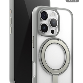 قاب برند بلوئو مدل Blueo crystal magsafe case with rotatable stand مناسب برای Apple iPhone 15 Pro Max