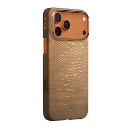 قاب آیفون 17 پرو مکس برند پی تاکا مدل PITAKA Ultra Slim Golden Glint مناسب برای Apple iPhone 17 Pro Max