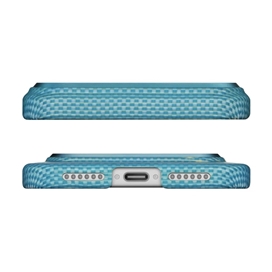 قاب آیفون 17 پرو مکس برند پی تاکا مدل PITAKA Ultra Slim Lucid Blue مناسب برای Apple iPhone 17 Pro Max