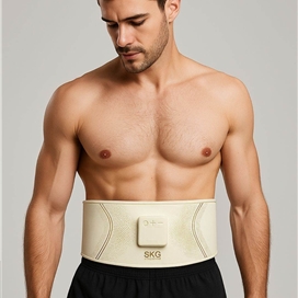 کمربند لاغری همراه با ماساژور الکتریکی اس کی جی Skg Abdominal Fitness Belt GS300