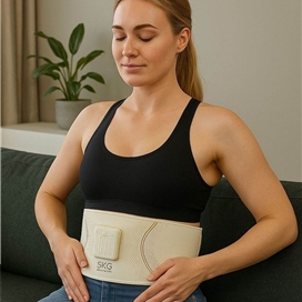 کمربند لاغری همراه با ماساژور الکتریکی اس کی جی Skg Abdominal Fitness Belt GS300