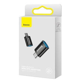 مبدل او تی جی تایپ سی به یو اس بی بیسوس Baseus Ingenuity Mini OTG Adaptor Type C to USB-A 3.1 ZJJQ000001