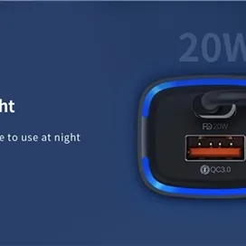 شارژر فندکی PD فست رسی Recci RQ02 Car Charger