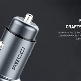 شارژر فندکی PD فست رسی Recci RCC-P01 Car Charger