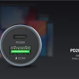 شارژر فندکی PD فست رسی Recci RCC-P01 Car Charger