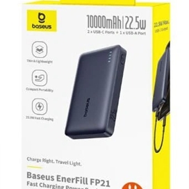 پاوربانک 10000 بیسوس Baseus EnerFill FP21 P1008210D123-00 توان 22.5 وات