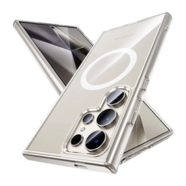 قاب بلوئو مدل Blueo Crystal Drop Resistance Stand 360° Magsafe Case مناسب برای Samsung Galaxy S26 Ultra