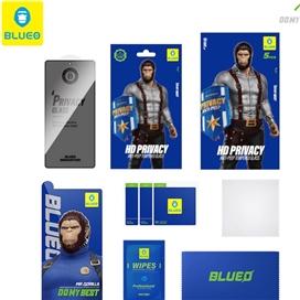 گلس محافظ صفحه برند بلو پک 5 تایی مدل Blueo 5Pcs Pack HD Privacy anti-peep tempered glass samsung مناسب برای Samsung Galaxy S26 Ultra
