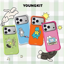 قاب برند Youngkit یانگ کیت مدل Cat Diary Series سبز مناسب برای Apple iPhone 17 Pro Max