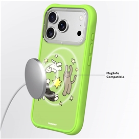 قاب برند Youngkit یانگ کیت مدل Cat Diary Series سبز مناسب برای Apple iPhone 17 Pro Max