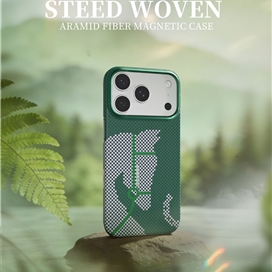 قاب برند بلوئو مدل Blueo Steed Woven Aramid Fiber Magnetic Case مناسب برای Apple iPhone 17 Pro Max