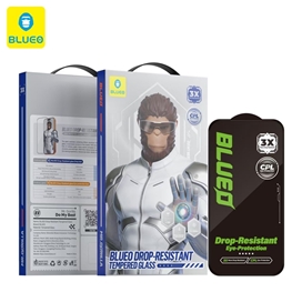 گلس محافظ صفحه برند بلوئو مدل Blueo Drop-Resistant Tempered Eye Protection Glass مناسب برای Apple iPhone 17 Pro