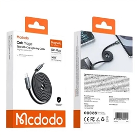کابل تایپ سی به لایتنینگ با بدنه مگنتی 36 وات مک دودو Mcdodo Cab Mage Cable CA-9910