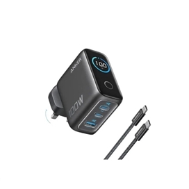 اداپتور 100 وات انکر مدل Anker Charger 3 Port 100W GaN II Fast Charging B121B
