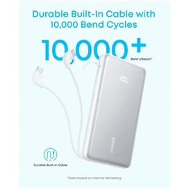پاوربانک 22.5 وات 10000 میلی آمپر انکر مدل Anker Zolo Power Bank (10K, 22.5W) A110D