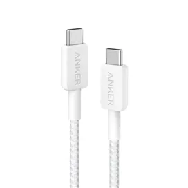 کابل شارژ 60 وات 0.9 متری USB-C به USB-C انکر مدل Anker 322 USB-C to USB-C Cable (Braided, 3ft, 60W) A81f5H11