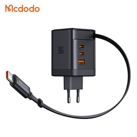 آداپتور شارژ 4 پورت 100W مکدودو با کابل جمع شونده Mcdodo GaN Charger 100W ch-847