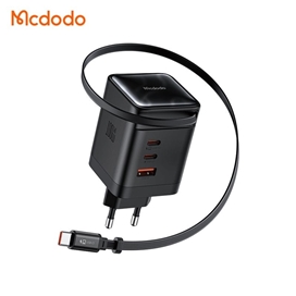 آداپتور شارژ 4 پورت 100W مکدودو با کابل جمع شونده Mcdodo GaN Charger 100W ch-847