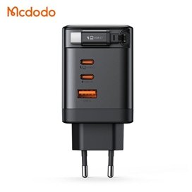 آداپتور شارژ 4 پورت 100W مکدودو با کابل جمع شونده Mcdodo GaN Charger 100W ch-847