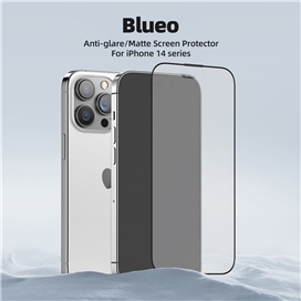 گلس فول BLUEO Full Cover Anti Glare Matte Glass Anti Static مناسب برای Apple iPhone 12 Pro