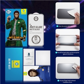 گلس فول BLUEO Full Cover Anti Glare Matte Glass Anti Static مناسب برای Apple iPhone 12 Pro