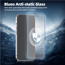 گلس فول BLUEO Full Cover Anti Glare Matte Glass Anti Static مناسب برای Apple iPhone 13 Pro
