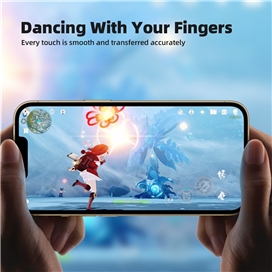 گلس فول BLUEO Full Cover Anti Glare Matte Glass Anti Static مناسب برای Apple iPhone 16E