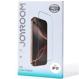 گلس شیشه ای آیفون 17 جویروم JOYROOM iPhone 17 Silk Printing JR-MQS0605
