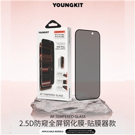 گلس ، محافظ صفحه Youngkit Privacy Glass یانگ کیت آیفون مناسب برای Apple iPhone 16 Pro Max