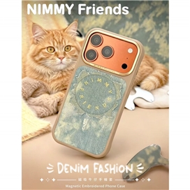 قاب برند نیمی مدل Nimmy Magnetic Denim Fashion Series مناسب برای Apple iPhone 17 Pro