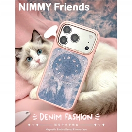 قاب برند نیمی مدل Nimmy Magnetic Denim Fashion Series مناسب برای Apple iPhone 17 Pro