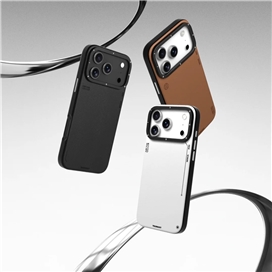 قاب برند یانگکیت مدل Youngkit Simple Matte Leather Case magsafe مناسب برای Apple iPhone 17 Pro