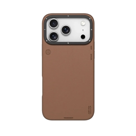 قاب برند یانگکیت مدل Youngkit Simple Matte Leather Case magsafe مناسب برای Apple iPhone 17 Pro Max