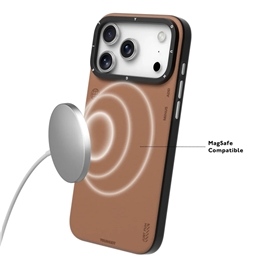 قاب برند یانگکیت مدل Youngkit Simple Matte Leather Case magsafe مناسب برای Apple iPhone 17 Pro Max