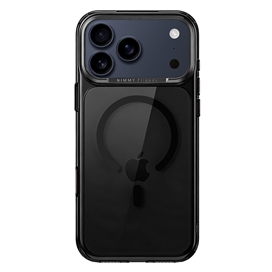 قاب برند نیمی شفاف دودی مدل Nimmy Magnetic Crystal Clear آیفون مناسب برای Apple iPhone 17 Pro Max