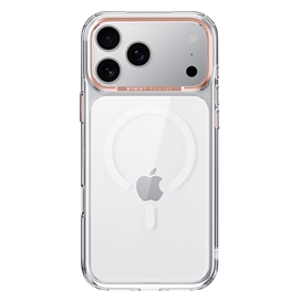 قاب برند نیمی شفاف مدل Nimmy Magnetic Crystal Clear آیفون مناسب برای Apple iPhone 17 Pro Max