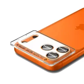 محافظ لنز و پنل دوربین آیفون 17 پرو مکس اسپیگن مدل Spigen Optik Pro XL EZ Fit
