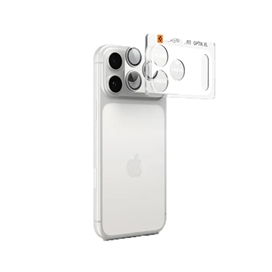 محافظ لنز و پنل دوربین آیفون 17 پرو مکس اسپیگن مدل Spigen Optik Pro XL EZ Fit