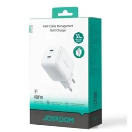 آداپتور دو پورت 45 وات با کابل تایپ سی جویروم JR-TCL05