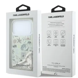قاب کارل لاگرفلد Karl Lagerfel Liquid Glitter Beach & Sand مناسب برای Apple iPhone 18 Pro Max