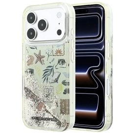 قاب کارل لاگرفلد Karl Lagerfel Liquid Glitter Beach & Sand مناسب برای Apple iPhone 18 Pro Max