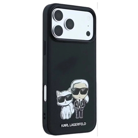 قاب کارل لاگرفلد Karl Lagerfel Smooth MagSafe PU Karl & Choupette Bodies Sketch مناسب برای Apple iPhone 18 Pro Max
